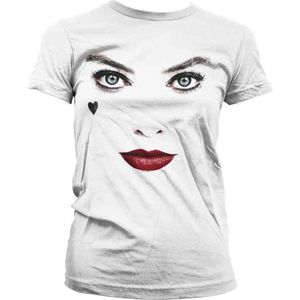 DC Comics Harley Quinn Dames Tshirt -XL- Birds Of Prey - Face-Up Wit