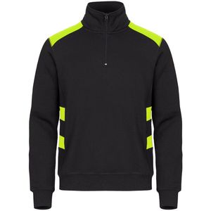 Clique Ambition Half Zip 021075 - Signaalgeel - M