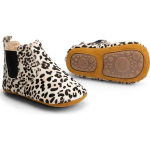 Supercute enkellaarsje Chelsea boots dierenprint luipaardprint 12 - 18 maanden maat 23