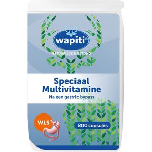 Wapiti Speciaal Multivitamine Na een Gastric Bypass 200 capsules