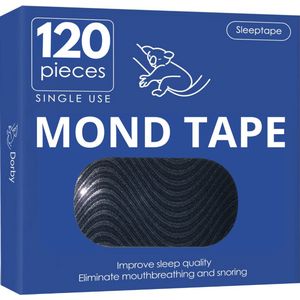Dorby Mondtape - 120 Stuks - Anti Snurk Mouth Tape - Extra sterke plakrand - Mond Tape - Mondpleisters - Slaaptape - Slaap tape