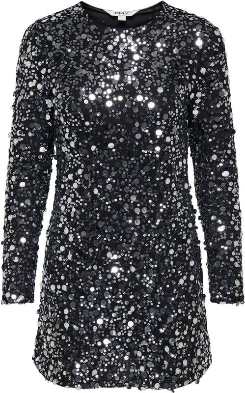 ONLY - ONLANIKA CATINA LS SEQUINS DRESS WVN - Meisjes - Mini jurken