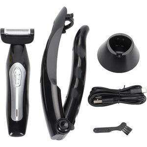 Rugtrimmer voor Heren - Afneembaar Handvat - Nat en Droog Gebruik - Ergonomisch Ontwerp