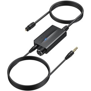 Hoogwaardige 192 kHz DAC-convertor voor digitaal naar analoog audio met volumeregelaar