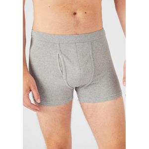Damart - Set van 2 open boxershorts - Heren - Grijs - (102-109) XL