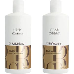 Wella Oil Reflections Luminous Reveal Shampoo 500ml - 2 Stuks - Voordeelverpakking