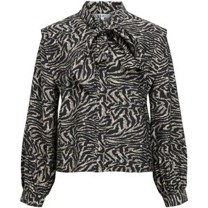 Object Blouse Objalose Top E Wi 25 23048665 Cloud Dancer/black Dames Maat - W36