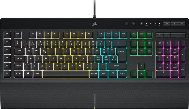 Corsair K55 RGB PRO - Toetsenbord - Zwart - Volledige Grootte - RGB LED Backlight
