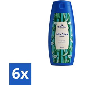 Melkmeisje – Douchegel – Aloe Vera – Zacht Huidgevoel – 300 ml - Voordeelverpakking - 6 stuks