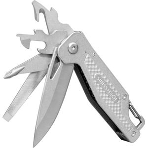 Bealive® Zwitsers Zakmes - 13 in 1 -Multifunctioneel - Survival - Nood - Roestvrij staal - Inklapbaar - 16,5 x 1,27 cm - Inclusief mes, touw snijder, schroeven draaier etc.
