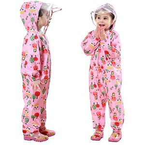 Ademende Waterdichte Regenjas voor Kinderen - Unisex Outdoor Regenpak 1-10 Jaar