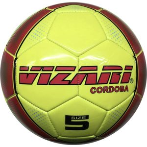VIZARI CORDOBA Voetbal | Geel Neon | Maat 3 | Unieke Grafische Ontwerpen | Voetballen voor Kinderen & Volwassenen | Verkrijgbaar in 5 Kleuren