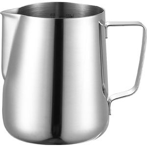 Melkopschuimkan - Melkkannetje - RVS - Barista - 600ML - Melkkannetje opschuim - Milk Pitcher - Espressomachine - Barista Essentials