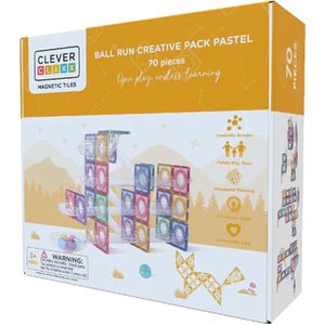 Cleverclixx Ball Run Creative Pack Pastel | 70 Stuks