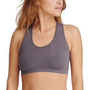 DANISH ENDURANCE - Naadloze Bamboe Viscose - Bralette - Donker Grijs - Beugelloos, Zacht & Stretchy