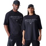 New Era - NBA Linear Grphc Box - T-shirt - Zwart - Korte Mouwen