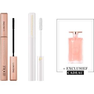Lancôme Lash Idôle Flutter Extension Mascara Zwart - 01 True Black & Lancôme Cils Booster XL Mascara Primer + Cadeau