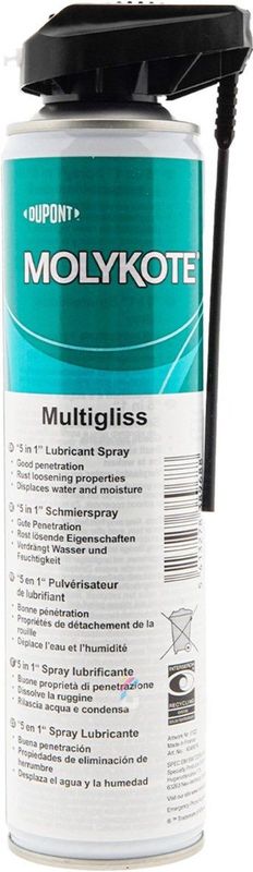 Molykote - Multigliss - Smeermiddel - Lichtgekleurd - 400ml