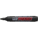 Uni-Ball Zwarte Prockey PM-122 - Permanente Marker