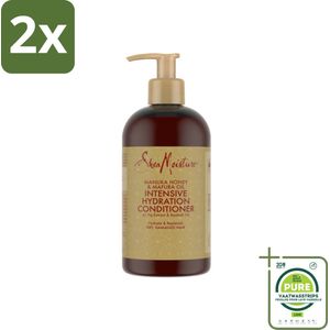 SheaMoisture – Conditioner – Manuka Honey & Mafura Oil – Intensive Hydration – 384 ml - Voordeelverpakking - 2 stuks - Hydratatie - Krul
