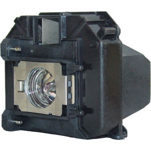 Beamerlamp geschikt voor de EPSON VS410 beamer, lamp code LP64 / V13H010L64. Bevat originele UHP lamp, prestaties gelijk aan origineel.