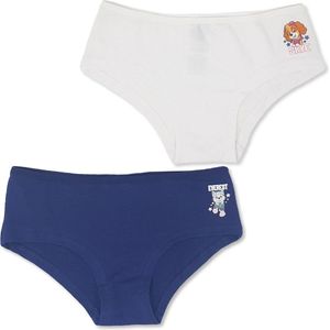 Paw Patrol hipsters meisjes - 2 stuks|wit/donkerblauw|110/116