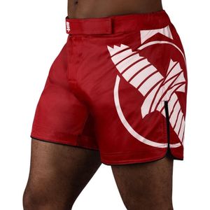 Hayabusa Icon Mid-Length Vechtsport Broek Rood Wit