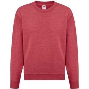 Fruit of the Loom Kids / Kinderen Klassieke Drop Schouder Sweatshirt (Heather Rood)