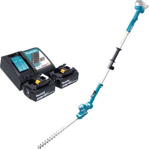 Makita DUN 461 WRT2 accu heggenschaar 18 V 46 cm + 2x accu 5.0 Ah + lader