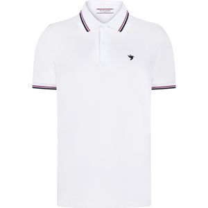 Felix Hardy Polo Shirt Korte Mouw Katoenen Pique Heren Wit - M