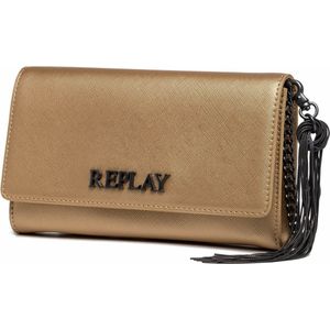 REPLAY Schoudertas Koppeling Crossbody Bag Gold Goudkleurig