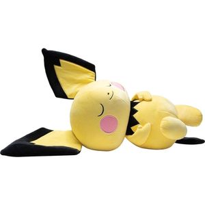 Pokémon | Pichu sleeping / slapend knuffel 45 cm - Jazwares