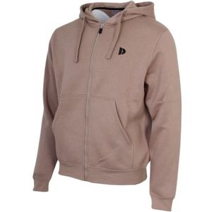 Donnay - Sweatvest met capuchon (Bruce) - Sportvest - Heren - Taupe-grey (068) - maat S