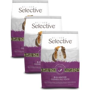 Supreme Science Selective Guinea Pig - Caviavoer - 3 x 3 kg