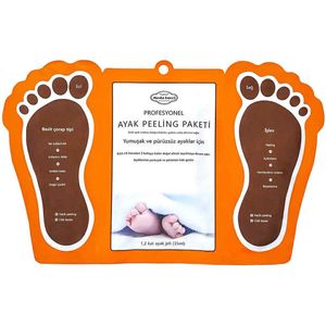 Moda Lucci Professioneel Voetpeelingmasker in sokstijl 2 x 35 ml - Magisch voetmasker - Voor zachte en gladde voeten - Peeling - Verhelderend - Luchtbevochtiger - Bleek - Voed de huid - Eenvoudig soktype - Gemakkelijk absorberen & gebruiken