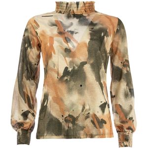 NED T-shirt Smock Ls Tr Silver Lining Raw 25w2 Gp021 01 Silver Lining Dames Maat - XS