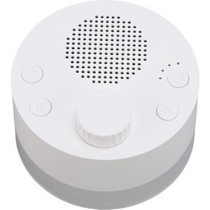 White Noise Machine - Draagbare Geluidstherapie met 24 Relaxte Slaapgeluiden (8 Uur) en Geheugenfunctie, Geschikt voor Thuis, Kantoor en Reis, Kraamkamer