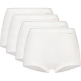 Basics shorts wit 4 pack voor Dames | Maat XXL