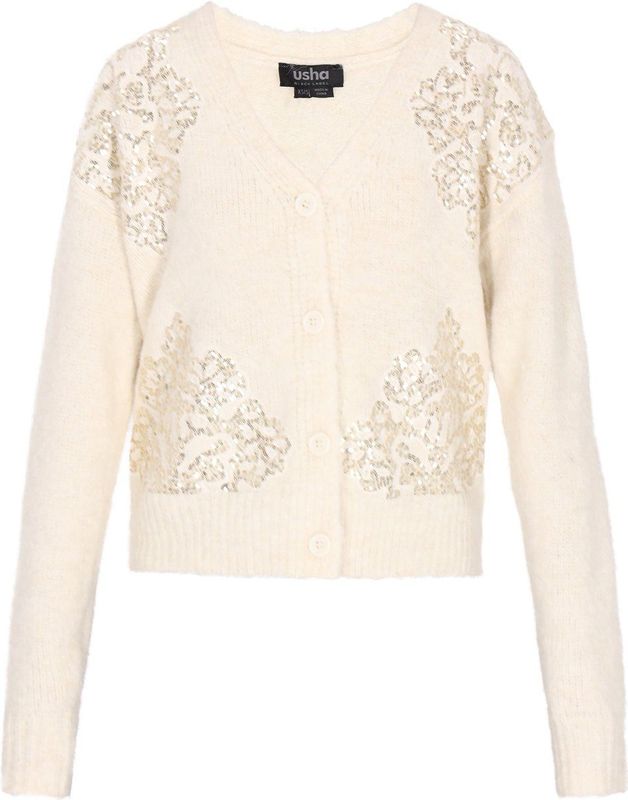 usha BLACK LABEL Gebreid vest  crème