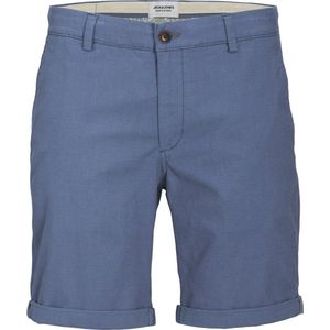JACK & JONES Fury Shorts regular fit - heren chino korte broek - licht denim - Maat: XS