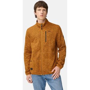 camel active - Vest - Oranje - 100% Polyester - Opstaande Kraag