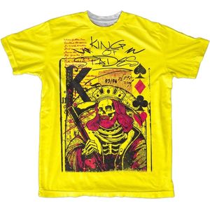 Hybris King Of Spades T-Shirt Yellow-S