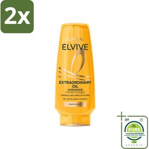 L'Oréal Elvive Extraordinary Oil Conditioner 200 ml - Voordeelverpakking - 2 stuks - Droog haar - Haar verzorging