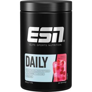 ESN Daily - Raspberry Iced Tea - Poeder - 480 g - 20 Porties met Creatine en Bioactieve Collageen Peptiden