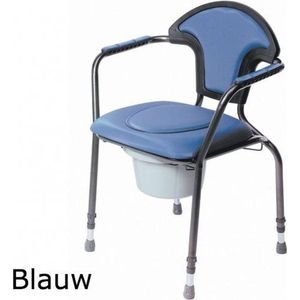 Herdegen - Verstelbare Toiletstoel - Blauw - Ergonomisch Met Armleuningen