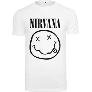 Merchcode Nirvana - Lithium Heren T-shirt - M - Wit