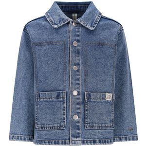 The New Chapter - Noï denim jacket pink - Blauw - Maat 86