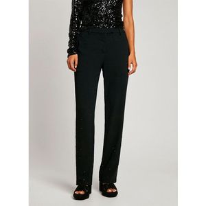 Pepe Jeans - PL211796 - Rechte Broek - Zwart - Casual - Feest - Polyester