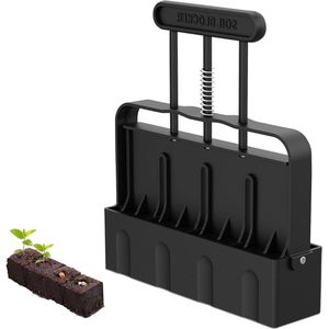 Nieuwe titel: Handhoudende bodemblokvormer 5 x 5 cm - Zaaigoed-blokmaker voor tuinbouw