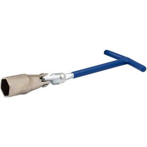 Bougiesleutel - 21 mm - T Greep - Scharnierende Dop